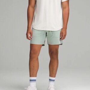 lululemon athletica license to train Light Mint Performance Shorts 7”